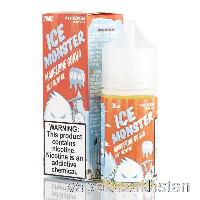 Vape Disposable ICE Mangerine Guava - Ice Monster Salts - 30mL 24mg